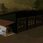 machineshed with gasstation v1.0 fs22 3