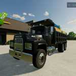 mack dump agro truck v1.1 fs22 1