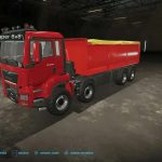 man tgs 18.500 kipper modified 8x8 v2.2 fs22 2