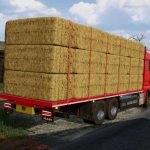 man tgx 26.640 straw bale v1.0 fs22 4