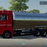 man tgx 6x4 tanker truck v1.0 fs22 2