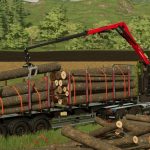 man tgx forest semi truck v1.0 fs22 3