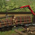 man tgx forest semi truck v1.0.0.1 fs22 1