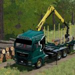 man tgx forest semi truck v1.0.2 fs22 3