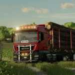 man tgx forest semi truck v2.0 fs22 3