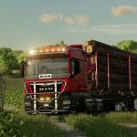 man tgx forest semi truck v2.0.0.1 fs22 2