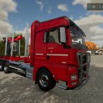 man tgx forestry truck v1.0 fs22 4