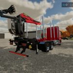 man tgx forestry truck v1.0 fs22 5