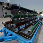 manure hose trailer v1.0 fs22 1