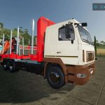 maz wood truck v1.0.0.2 fs22 6