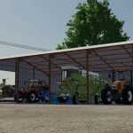 medium bale shed v1.0 fs22 1