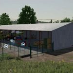 medium bale shed v1.0 fs22 4