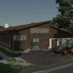 medium sized cow barn v1.0 fs22 2