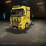 mercedes benz actros caterpillar v1.0 fs22 2