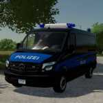 mercedes benz spinter police v1.0 fs22 1