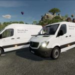 mercedes benz sprinter 24 hour breakdown service v1.0 fs22 2