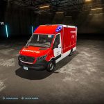 mercedes benz sprinter strobel ambulance v1.0 fs22 2