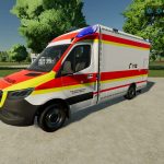 mercedes benz sprinter strobel ambulance v1.0.0.1 fs22 5