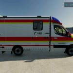 mercedes benz sprinter strobel ambulance v1.0.0.1 fs22 9