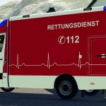 mercedes benz sprinter strobel rtw v1.0 fs22 2