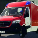 mercedes benz sprinter strobel rtw v1.0 fs22 3