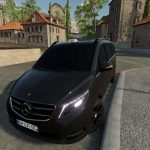 mercedes benz viano taxi vtc v1.0 fs22 6