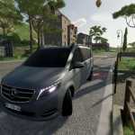 mercedes benz viano taxi vtc v2.0 fs22 1