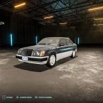 mercedes benz w124 v1.1 fs22 2