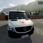 mercedes sprinter croix rouge v1.0 fs22 5