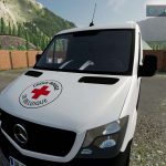 mercedes sprinter croix rouge v1.0 fs22 6