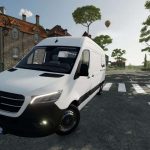 mercedes sprinter transport kocak v1.0 fs22 2