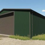 metal hall with silo v1.0 fs22 4