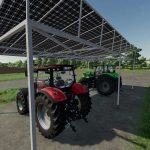 metal shed with solar panels v1.0 fs22 3