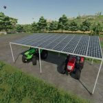 metal shed with solar panels v1.0 fs22 4