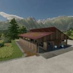 modern free range cattle barn v1.0 fs22 3