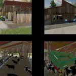 modern free range cattle barn v1.0 fs22 4