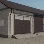 modern garage with workshop v1.0 fs22 2