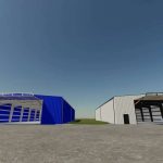 modern metal shed pack v1.0.0.1 fs22 2