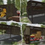 modular wooden shed v1.0 fs22 2