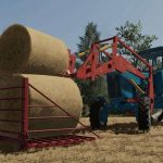 mounted bale transporter v1.0 fs22 2