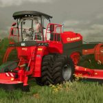 mower and wrapper with hitch v1.0 fs22 6