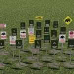 multiplayer sign pack v1.0 fs22 1