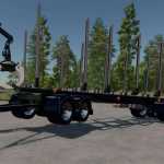 narko timber trailer v1.0 fs22 1