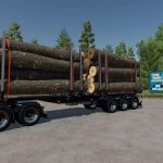 narko timber trailer v1.0 fs22 5