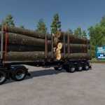 narko timber trailer v1.0.0.1 fs22 1