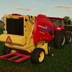 new holland and case ih roll belt round baler v1.0 fs22 3