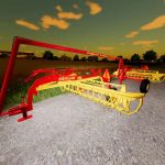 new holland side delivery hay rake v1.0 fs22 7