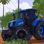 new holland t6 br edited v2.0 fs22 2