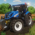 new holland t6 series edit v1.0 fs22 2