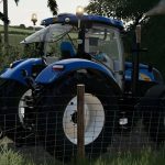 new holland t6000 high bonnet series v1.0 fs22 5